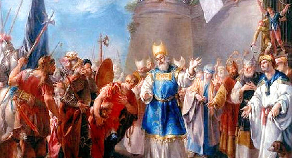 Ο Μ. Αλέξανδρος στα Ιεροσόλυμα