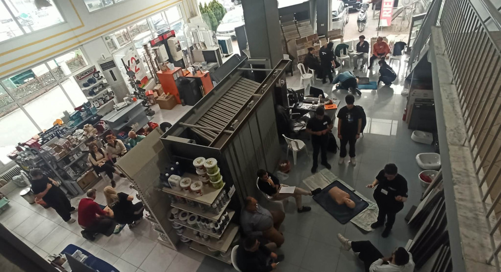 Γιαννιτσά/Ηλεκτροθέρμ: Έγιναν..."αντλίες" μόρφωσης στις Πρώτες Βοήθειες/ΚΑΡΠΑ (φώτος, video)