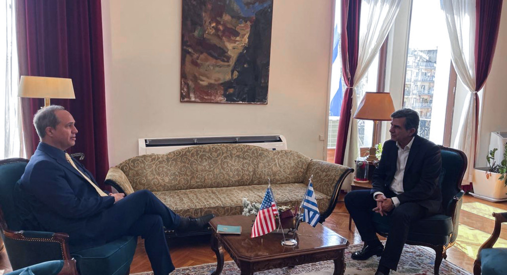 Συνάντηση του ΥΜΑΘ με τον  Γενικό Πρόξενο των ΗΠΑ στην Θεσσαλονίκη