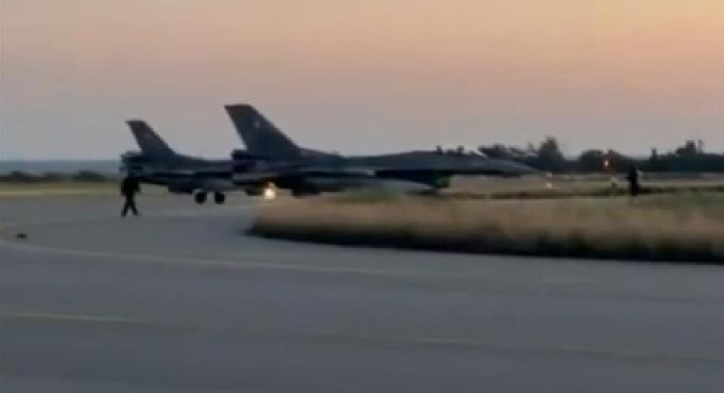 Προσγειώθηκαν τα ελληνικά μαχητικά F-16 στην Κύπρο