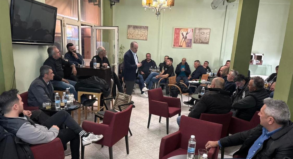 Συνάντηση Σταμενίτη με παραγωγούς στον Προφήτη Ηλία Σκύδρας