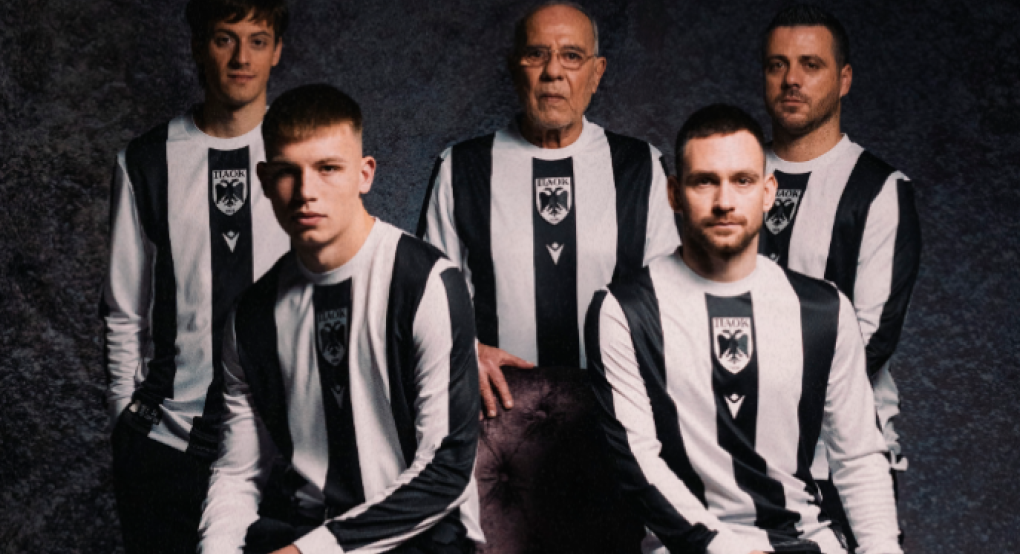PAOK 100: Στον... αέρα η πανέμορφη επετειακή φανέλα με Κούδα, Βιεϊρίνια, Κωνσταντέλια και δόξες του παρελθόντος! (vid)