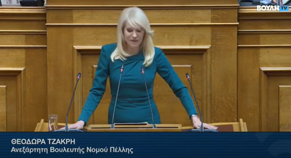 Θεοδώρα Τζάκρη: «Η κυβέρνηση υπονομεύει το εθνικό όφελος των γεωτρήσεων αφήνοντας ανοιχτό το παράθυρο αμφισβήτησης των κυριαρχικών μας δικαιωμάτων»