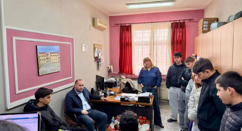 Λάκης Βασιλειάδης: Επίσκεψη στο Πρότυπο Επαγγελματικό Λύκειο Κρύας Βρύσης