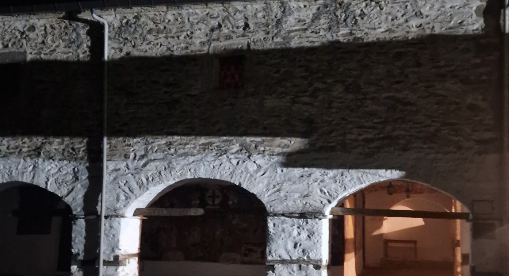 Αγρυπνία για τον Ευαγγελισμό της Θεοτόκου στην Ιερά Μονή Αρχαγγέλου Μιχαήλ Αλμωπίας