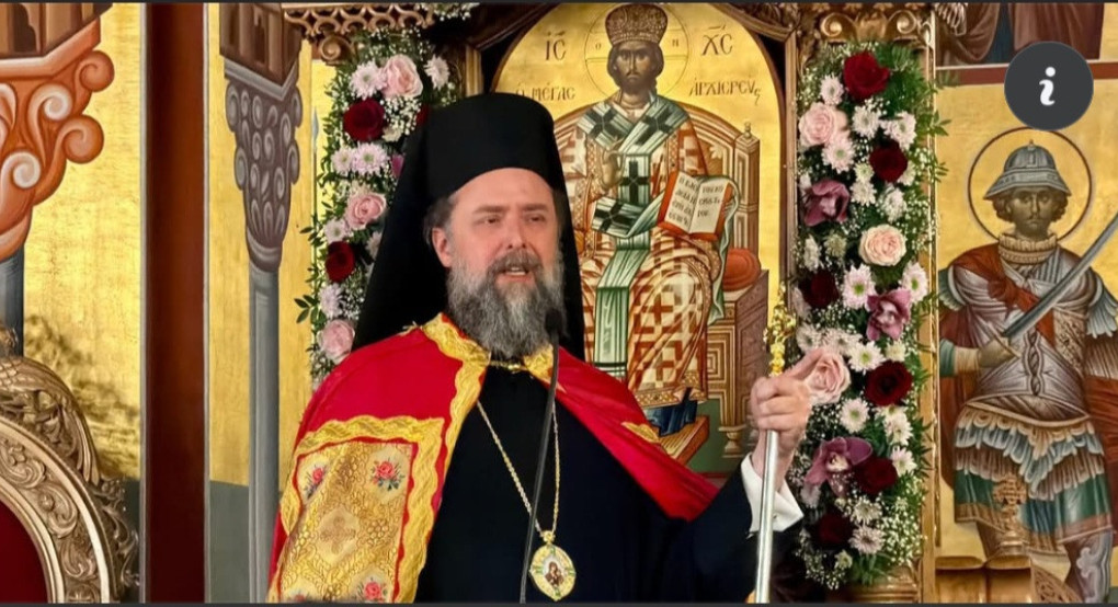 Ο Παν. Μητροπολίτης Θεσσαλονίκης κ. Φιλόθεος ψάλλει το «Θεοτόκε Παρθένε» στο Πανηγύρι του Ευαγγελισμού