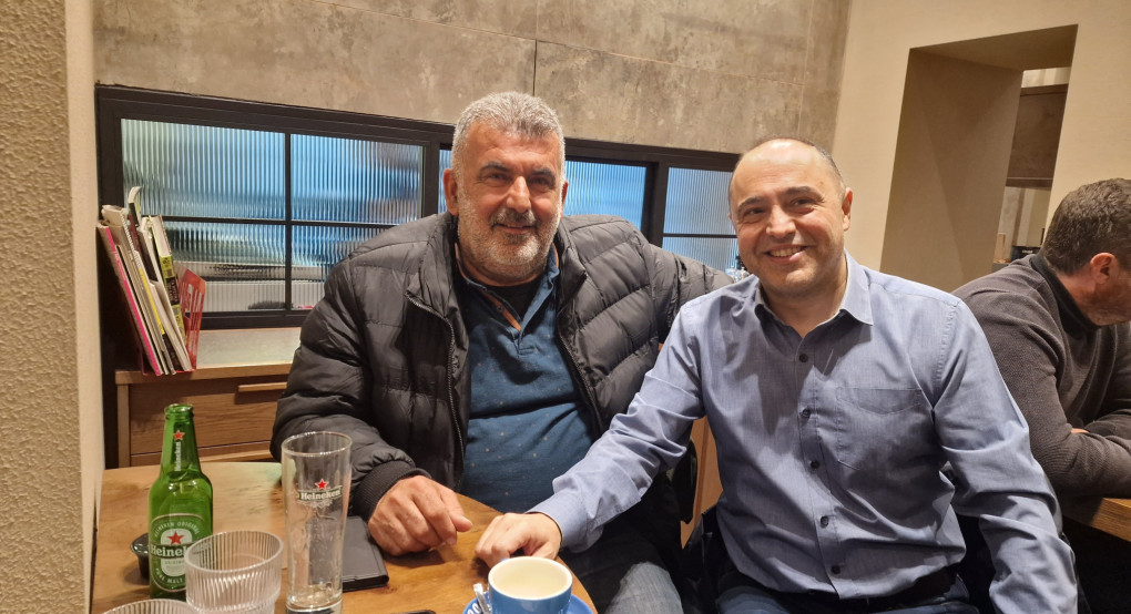 Πολιτικός «καφές» με άρωμα εξελίξεων στην Αριδαία – Στεφανίδης και Γιαντσής σε συζήτηση με φόντο τον Δήμο