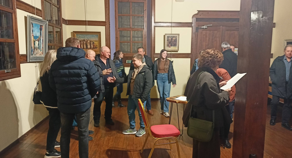 Με επιτυχία τα εγκαίνια της έκθεσης ζωγραφικής του Αθανάσιου (Θανάση) Χρήστου