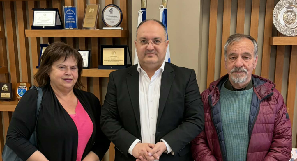 Επίσκεψη νέας Διοίκησης Περιβαλλοντικού Συλλόγου Περιπατητών Κιλκίς  στον Δήμαρχο Κιλκίς