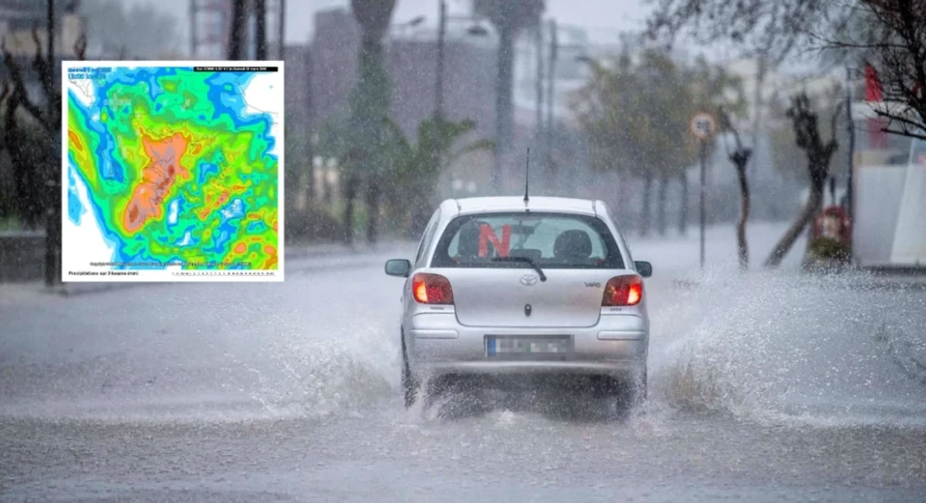 Πρωταπριλιά με σφοδρή κακοκαιρία σε 7 περιοχές