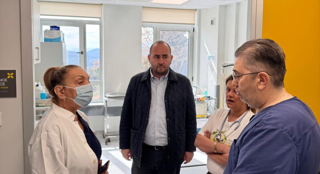 Επίσκεψη Λάκη Βασιλειάδη στα νέα ΤΕΠ και χειρουργεία που παραδόθηκαν σε Έδεσσα και  Γιαννιτσά: