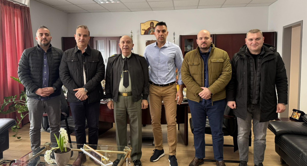 Συνάντηση της Ένωσής Αξιωματικών Ελ. Αστυνομίας Κ. Μακεδονίας με τον Διοικητή του 424 Γενικού Στρατιωτικού Νοσοκομείου Εκπαιδεύσεως