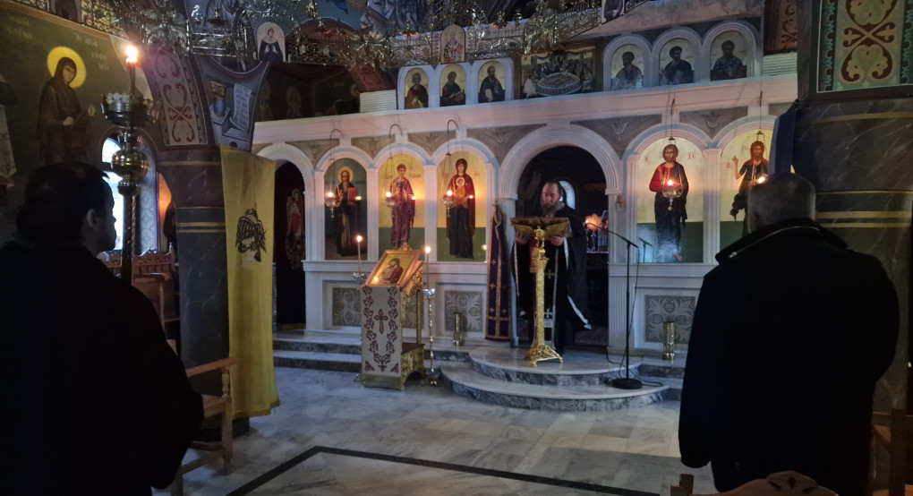 Κατανυκτική η Ακολουθία του Νυμφίου τη Μεγάλη Δευτέρα στη Θηριόπετρα Αλμωπίας