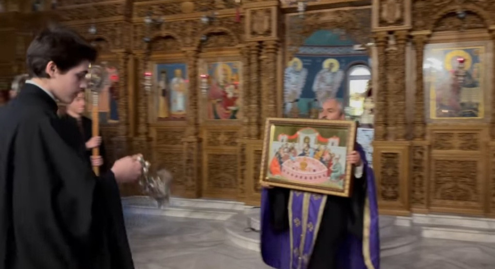 Ακολουθία του Νιπτήρος στον Ιερό Ναό Αγίων Ιωαννικίου και Νικάνδρου στην Αριδαία