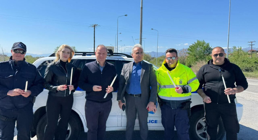 Σταμενίτης: Με τον Πρόεδρο και τα μέλη της Ένωσης Αστυνομικών Πέλλας, που όλο τον χρόνο φροντίζουν για την ασφάλειά μας στους δρόμους.