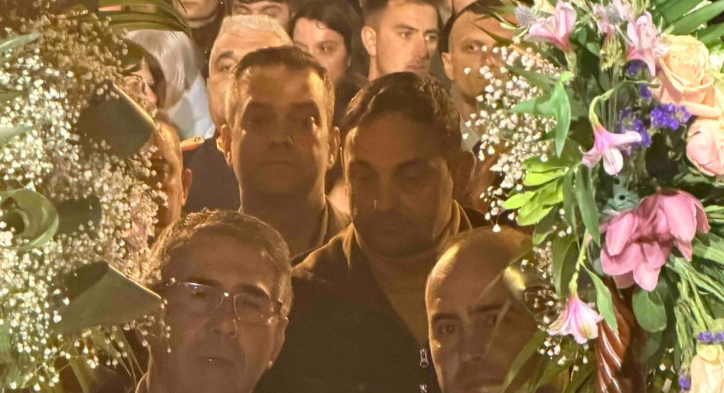 Ο Ιορδάνης Τζαμτζής στην Ιερά Ακολουθία του Επιταφίου στην Έδεσσα