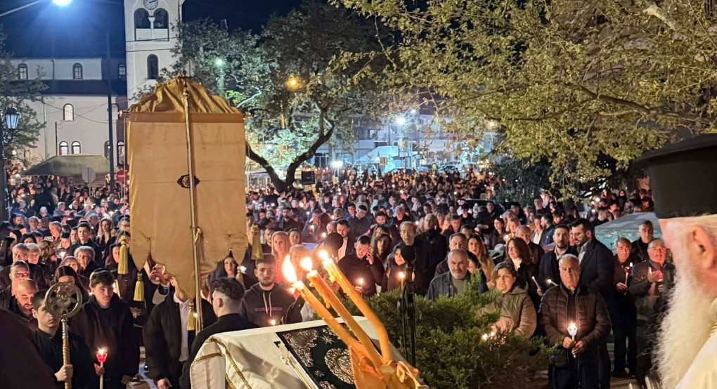 Λαμπρή Ανάσταση στην Αριδαία με πλήθος κόσμου και εντυπωσιακά βεγγαλικά