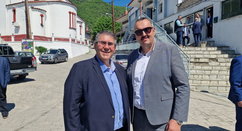 Παρουσία του Ανέστη Δοβλέτη στα εγκαίνια του Νηπιαγωγείου Προμάχων