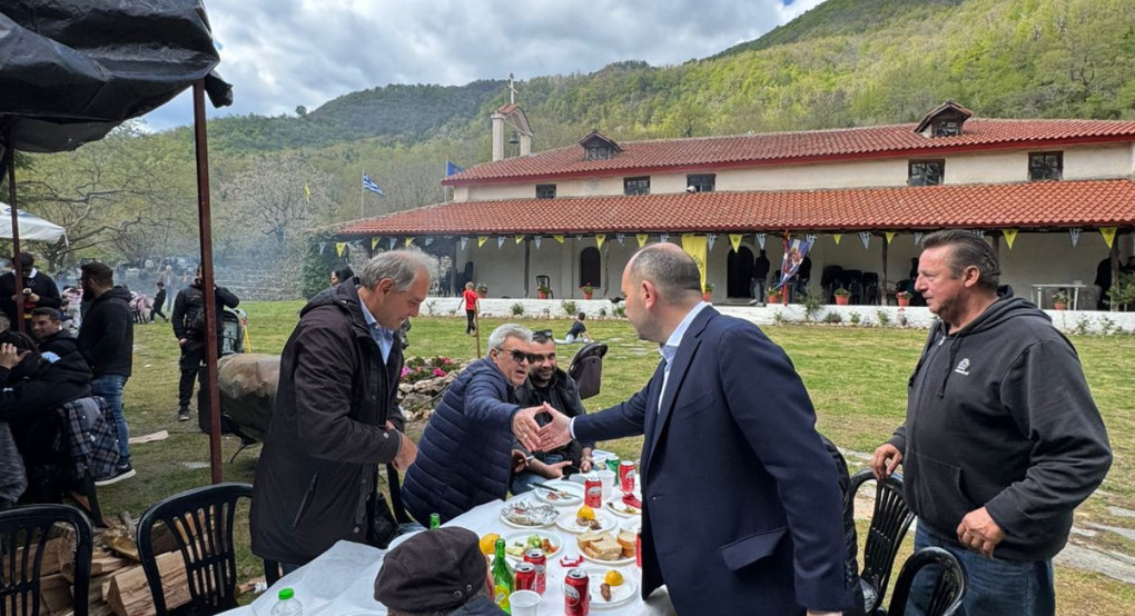 Παρών ο Λάκης Βασιλειάδης στους εορτασμούς της Μεγάλης Γιορτής του Αγίου Γεωργίου στην Πέλλα