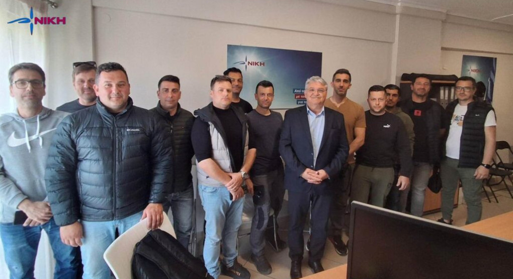 Στο πλευρό των πυροσβεστών της Πιερίας ο Πρόεδρος της ΝΙΚΗ