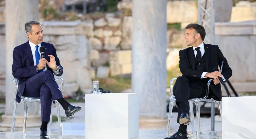 Ελλάς - Γαλλία μόνιμη αμυντική συμμαχία: Μητσοτάκης και Μακρόν επισφραγίζουν ευρεία στρατηγική συνεργασία στο Μαξίμου