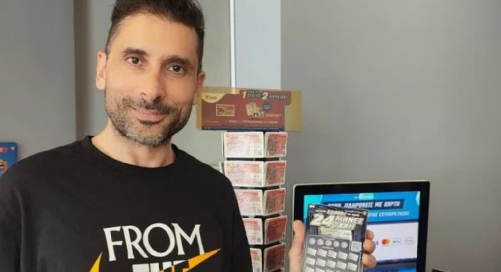 Πάτρα: Η απίστευτη στιγμή που ο υπερτυχερός του 1,2 εκατομμυρίου, ανακαλύπτει τι κρύβει το ΣΚΡΑΤΣ- Τι λέει ο ιδιοκτήτης του πρακτορείου