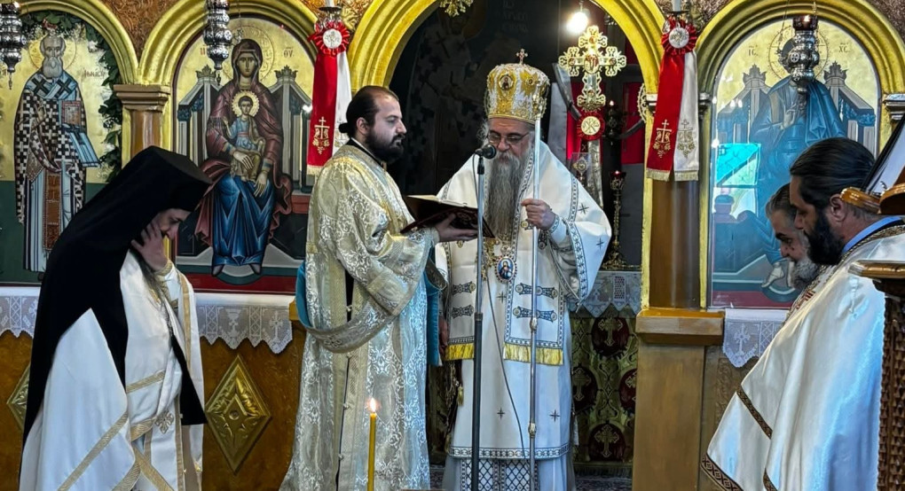 Πανηγυρική Αρχιερατική Θεία Λειτουργία στη Φλαμουριά για τον Άγιο Αθανάσιο