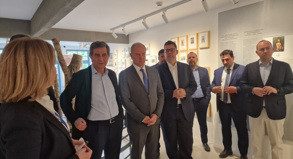 Έδεσσα: Επίσκεψη Κοντογεώργη και Γκιουλέκα στο Μουσείο Μακεδονικού Αγώνα Γέσιου με ευρεία παρουσία τοπικών αρχών