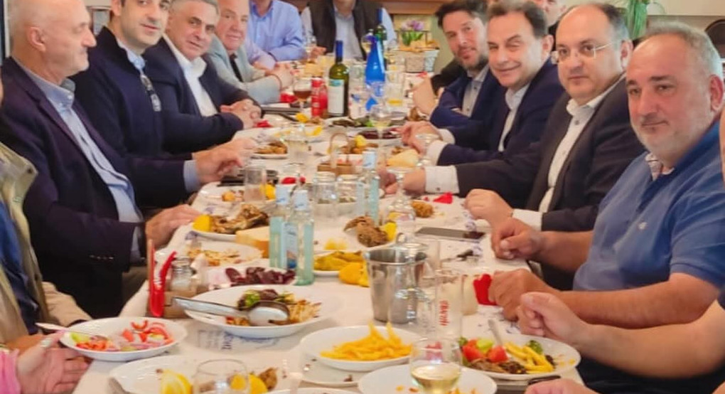 Ο Γρηγόρης Δημητριάδης στο Κιλκίς με στελέχη της Νέας Δημοκρατίας