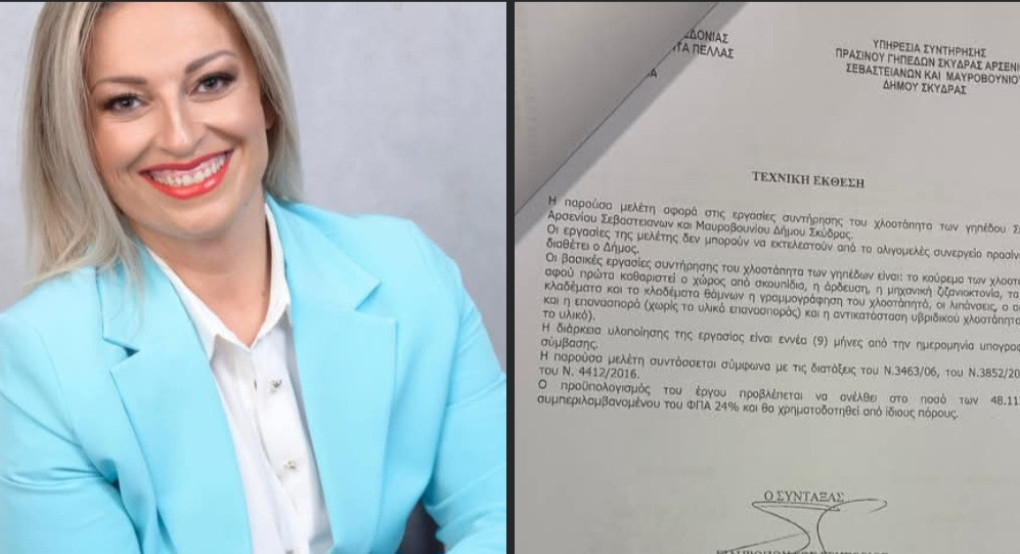 Μαρία Παπαδοπούλου: «48.000€ για συντήρηση 4 γηπέδων σε 9 μήνες – Με ποια κριτήρια οι επιλογές;»