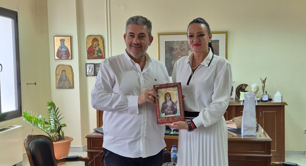 Εθιμοτυπική επίσκεψη της Γενικής Προξένου της Σερβίας στον Πρόεδρο του Επιμελητηρίου Πιερίας