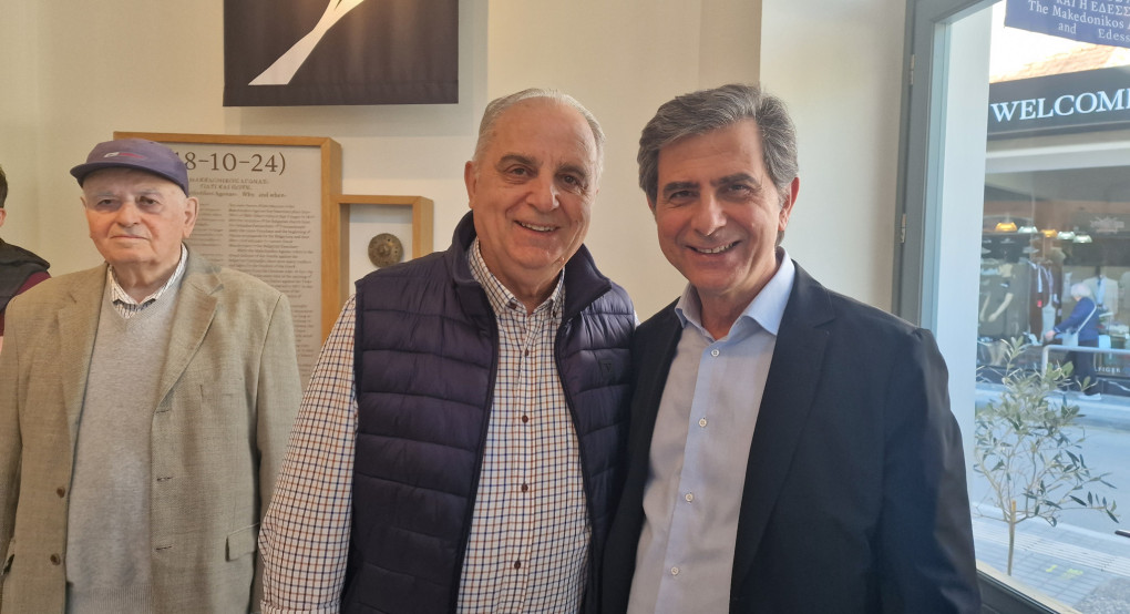 Δημήτρης Γιάννου: Θερμή συνάντηση στο Μουσείο Γέσιου με τον Κώστα Γκιουλέκα