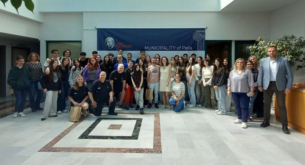 Επισκέψεις μαθητών και εκπαιδευτικών από σχολεία του Δ.Πέλλας και ευρωπαϊκές χώρες στον Δήμαρχο Πέλλας, στο πλαίσιο του Erasmus+