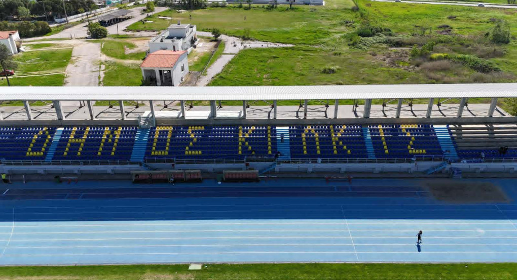 Καινούρια καθίσματα στο Δημοτικό Στάδιο Κιλκίς