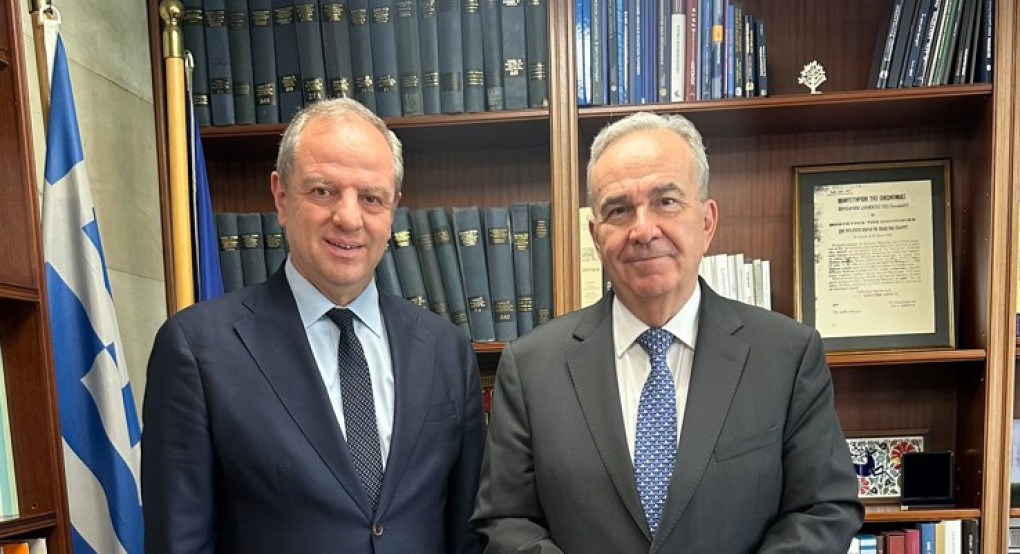 Στον Αν. Υπουργό Οικονομικών ο Διονύσης Σταμενίτης για το Αρδευτικό Σύστημα του Αλμωπαίου