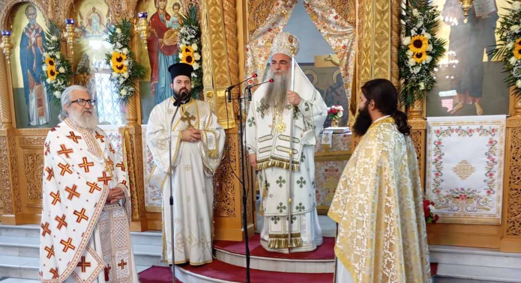 Ο Επίσκοπος Αλμωπίας στο Θεοδωράκι