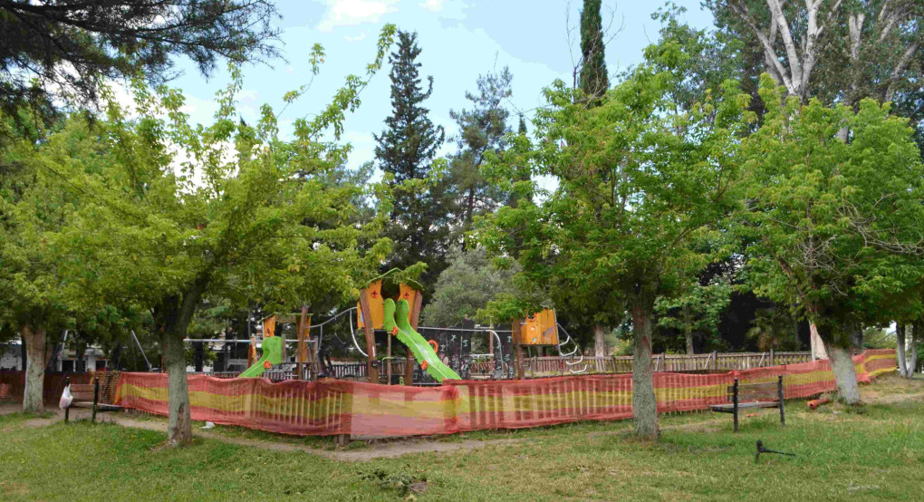 Αναστολή λειτουργίας παιδικής χαράς στην πλ. Πλαστήρα Σκύδρας