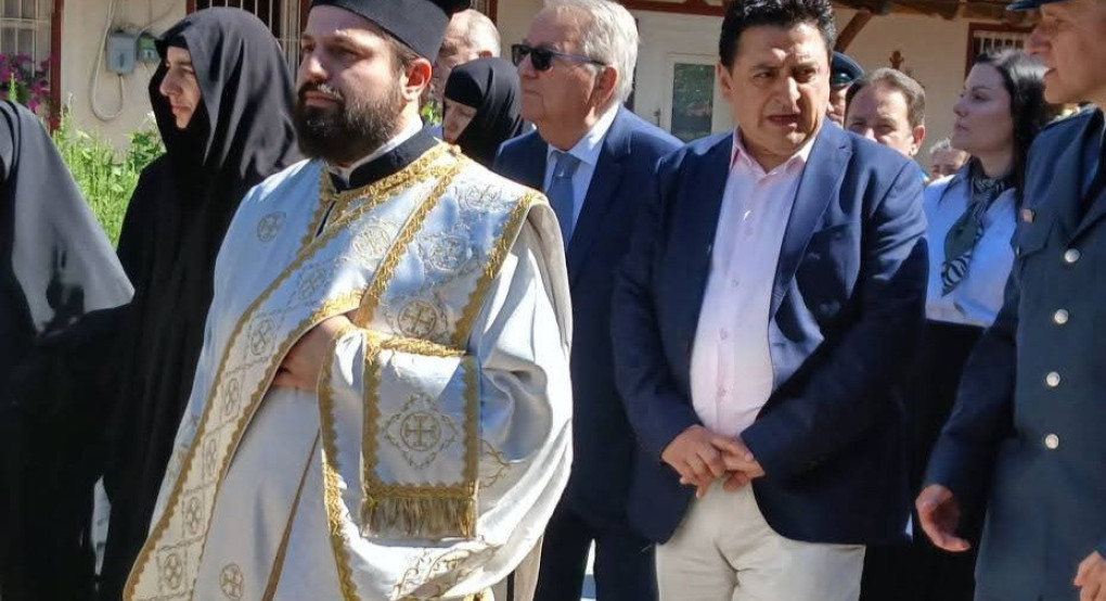 Ο Δήμαρχος Έδεσσας Γιάννης Τσεπκεντζής στην Αγία Τριάδα – Θερμή υποδοχή από τις μοναχές