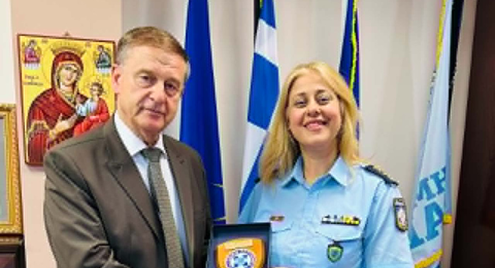 Τον δήμαρχο Παιονίας επισκέφθηκε η νέα Γενικός Περιφερειακός Αστυνομικός Διευθυντής Κεντρικής Μακεδονίας