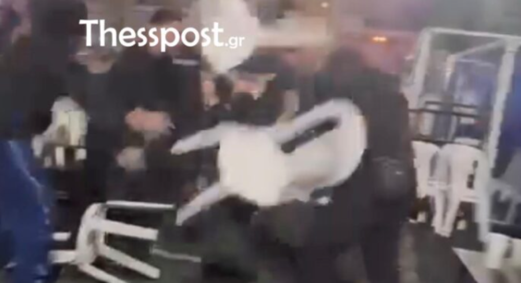 Σοκάρει βίντεο ντοκουμέντο από τη συμπλοκή σε ποντιακό γλέντι στη Θεσσαλονίκη – «Θα μας σκοτώσουν»