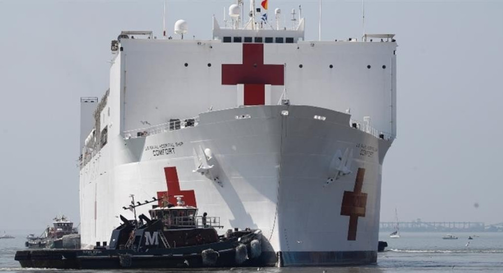 Κορωνοϊός: Πλοίο –νοσοκομείο στην Νέα Υόρκη 