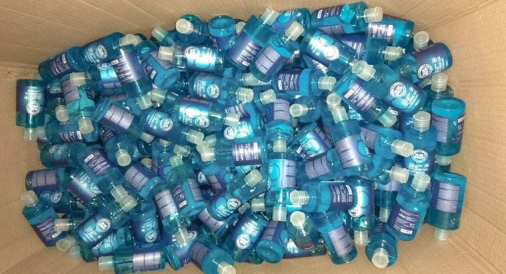 Διαφήμιζαν καλλυντικά ως αντισηπτικά - Κατασχέθηκαν 4.070 λίτρα διαλυμάτων και 2.308 μάσκες