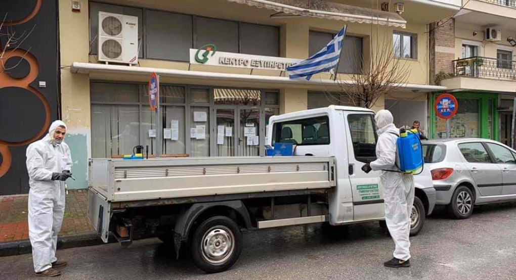 Συνεχίζει τις απολυμάνσεις ο Δήμος Πέλλας 