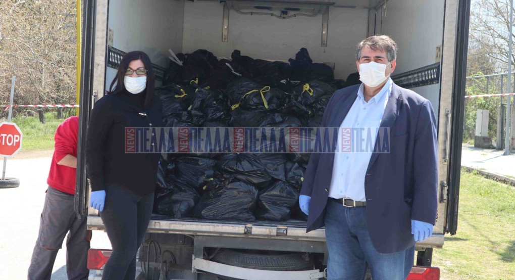 Περιφερειακή Ενότητα Πέλλας: Διανομή ειδών πρώτης ανάγκης και τροφίμων