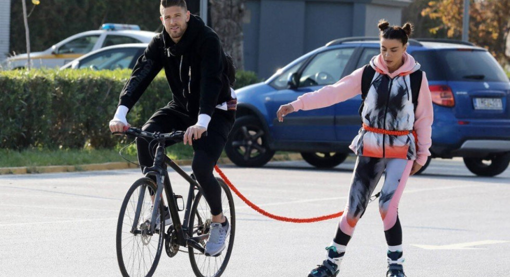 Πασχαλάκης - Παπαδοπούλου «δεμένοι» και στη γυμναστική!
