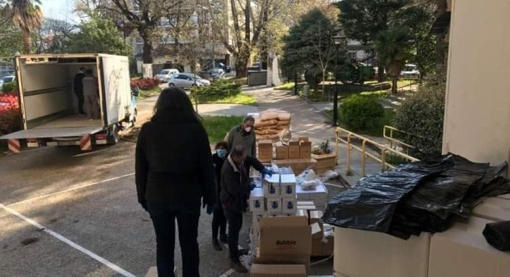 Τροφοδοσία με υγειονομικό υλικό και τρόφιμα των κατοίκων της Τοπικής Κοινότητας Φούστανης από την ΠΕ Πέλλας 