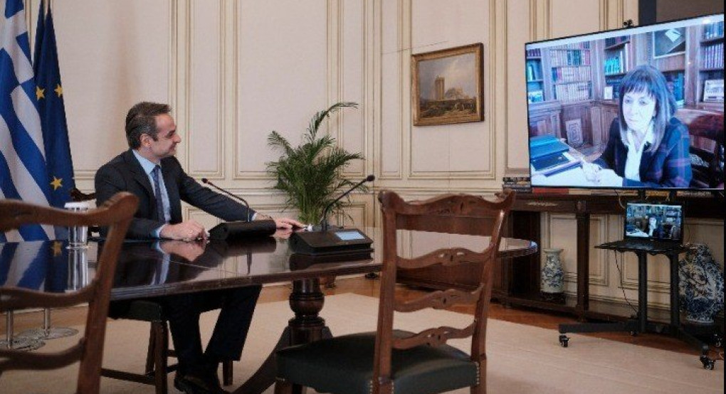 Ο πρωθυπουργός ενημέρωσε την ΠτΔ για θέματα Δημ.Υγείας. Κυρ. Μητσοτάκης: Στόχος μας η ταχύτερη επανεκκίνηση της οικονομίας