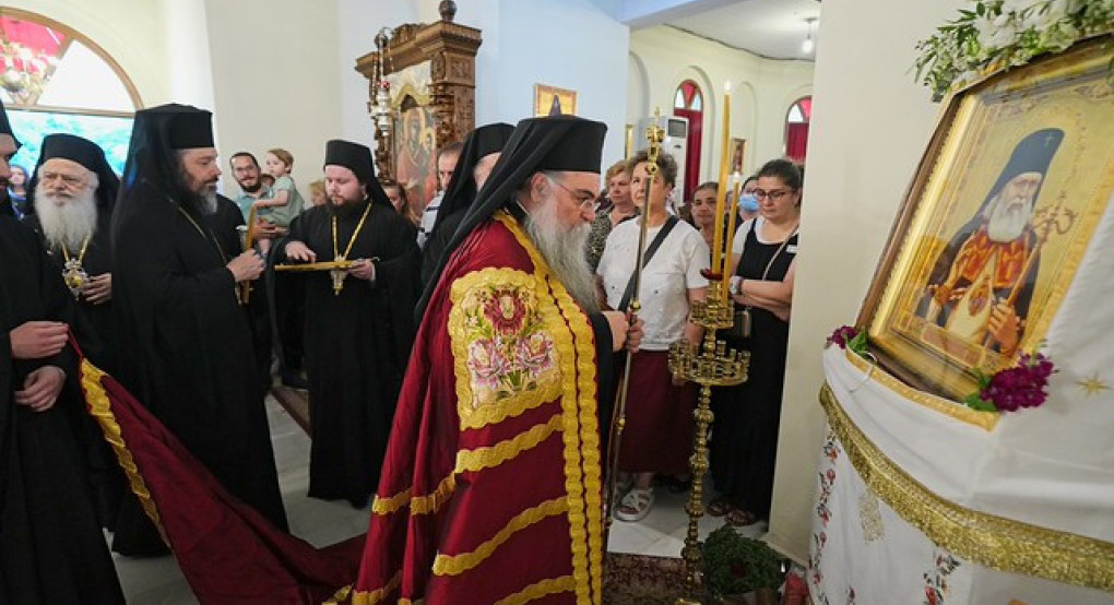 Ο Επίσκοπος Αλμωπίας Στέφανος προεξήρχε στον Πανηγυρικό Εσπερινό του Αγίου Λουκά στη Δοβρά Βεροίας