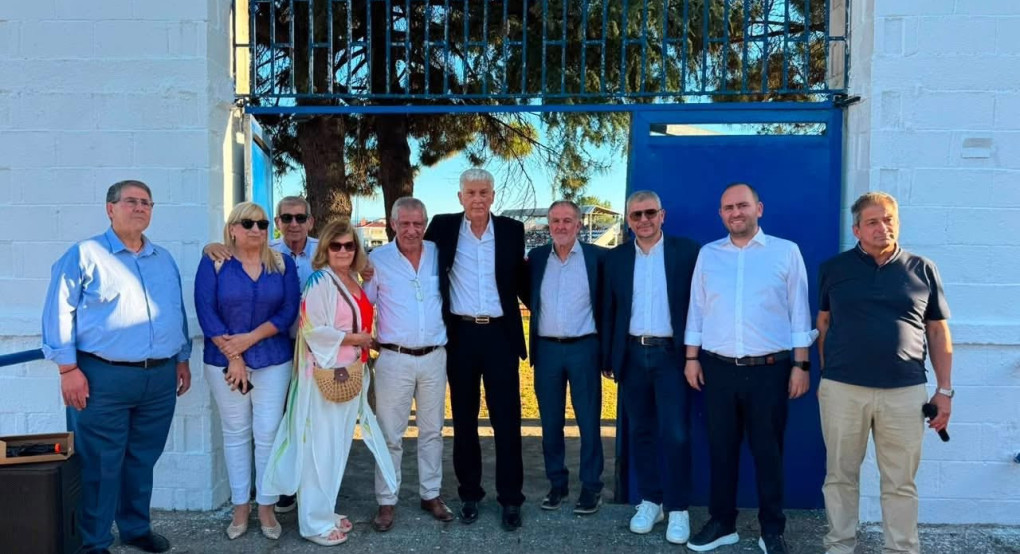 Λάκης Βασιλειάδης:  Στην πολύ όμορφη και ξεχωριστή εκδήλωση για τον αθλητισμό στο πλαίσιο της συμπλήρωσης 100 χρόνων ιστορίας του Αλμωπού Αριδαίας.