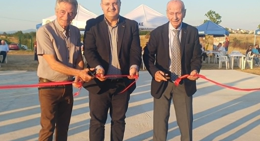 Το υπαίθριο Πολιτιστικό Κέντρο των ‘’Αργοναυτών’’ εγκαινίασε ο Δήμαρχος Κιλκίς